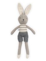 Jollein 037-001-65366 Stofftier Kuscheltier Hase Kaninchen Junge Joey grau - Image 6