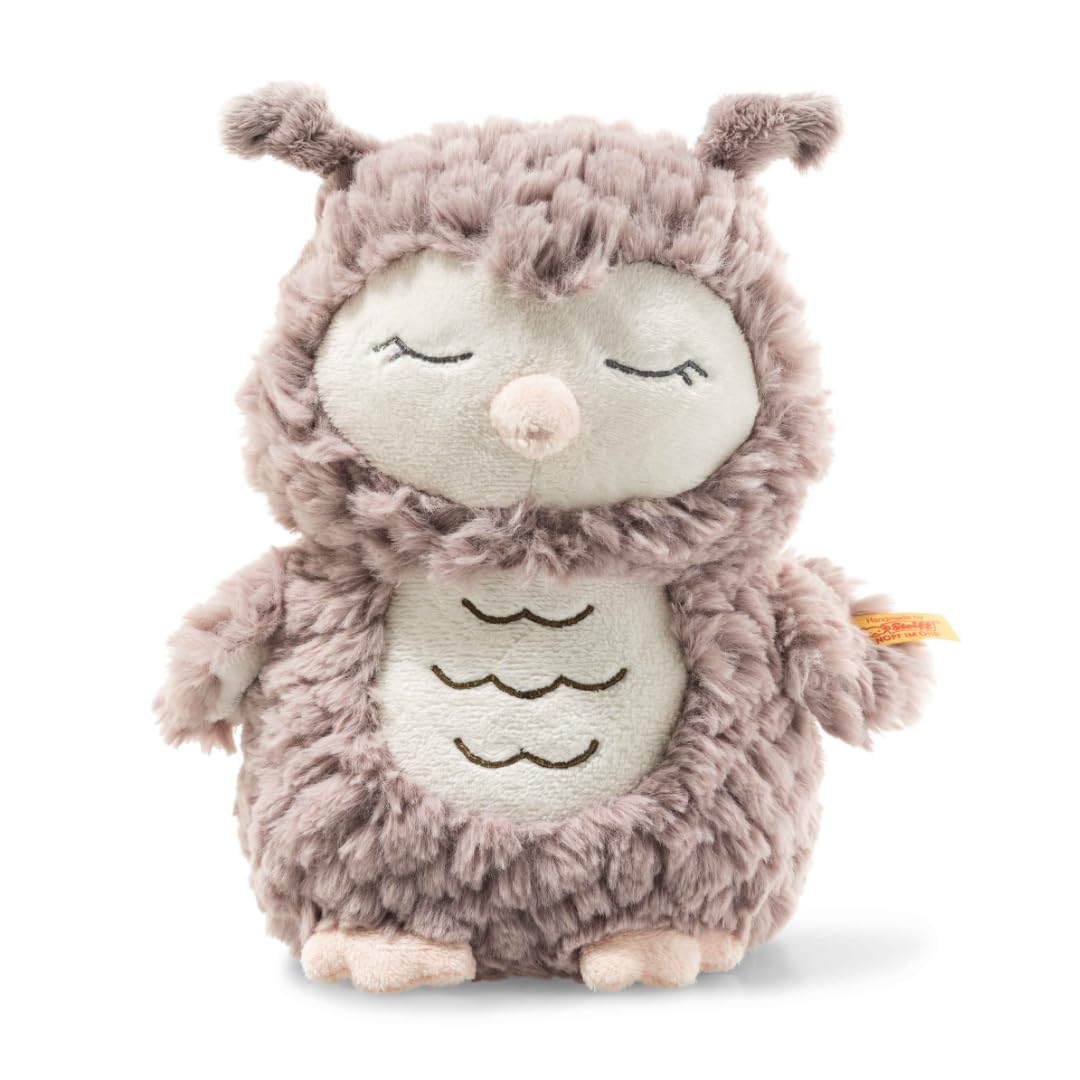 616SqHzTOOL Steiff Kuscheltier Ollie Eule, Süßes Stofftier, Jungen, Mädchen & Babys ab 0 Monaten, Friends, Plüschtier Beige - Image 1
