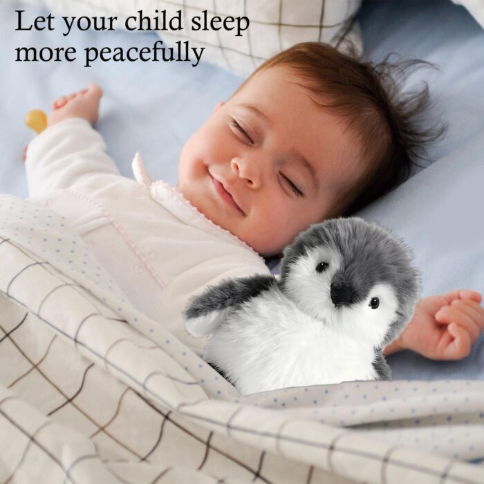 JcvPot Pinguin Kuscheltier, Weiches Stofftier Für Kinder Und Babys, Kuscheltier Pinguin Plüschtielüschtier – Bild 5