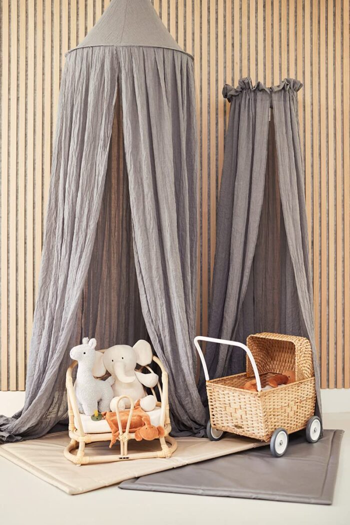 Jollein 037-001-65366 Stofftier Kuscheltier Hase Kaninchen Junge Joey grau - Image 3