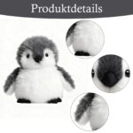 JcvPot Pinguin Kuscheltier, Weiches Stofftier Für Kinder Und Babys, Kuscheltier Pinguin Plüschtielüschtier – Bild 6