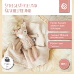 Bieco Kuscheltier Reh Ella mit Rassel | Baby Kuscheltier ab 0 Monate Stofftier Baby Plüschtier Rehr - Image 7